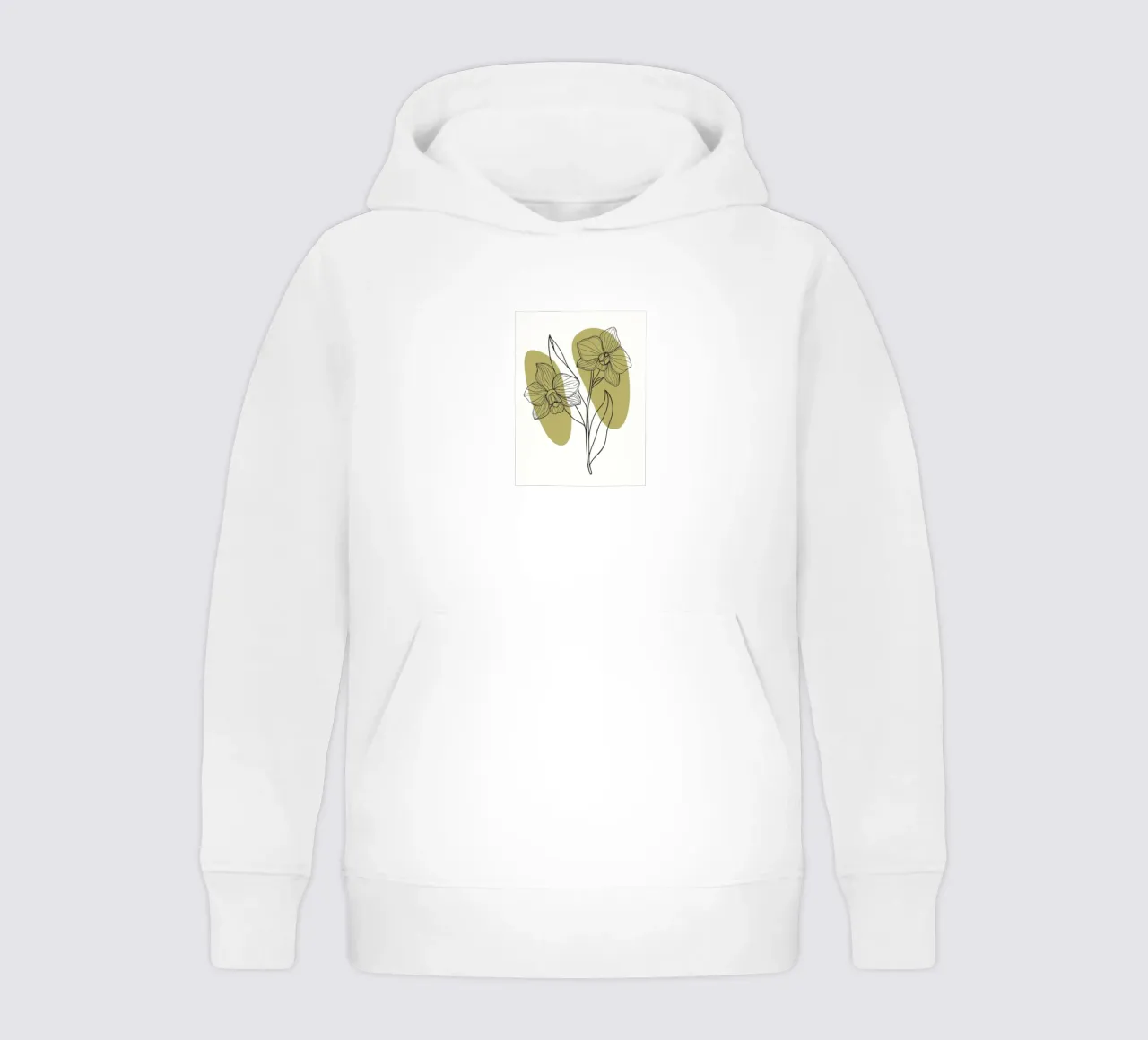 Fiore di orchidea felpa bambino con cappuccio da RELAXING TOUCH
