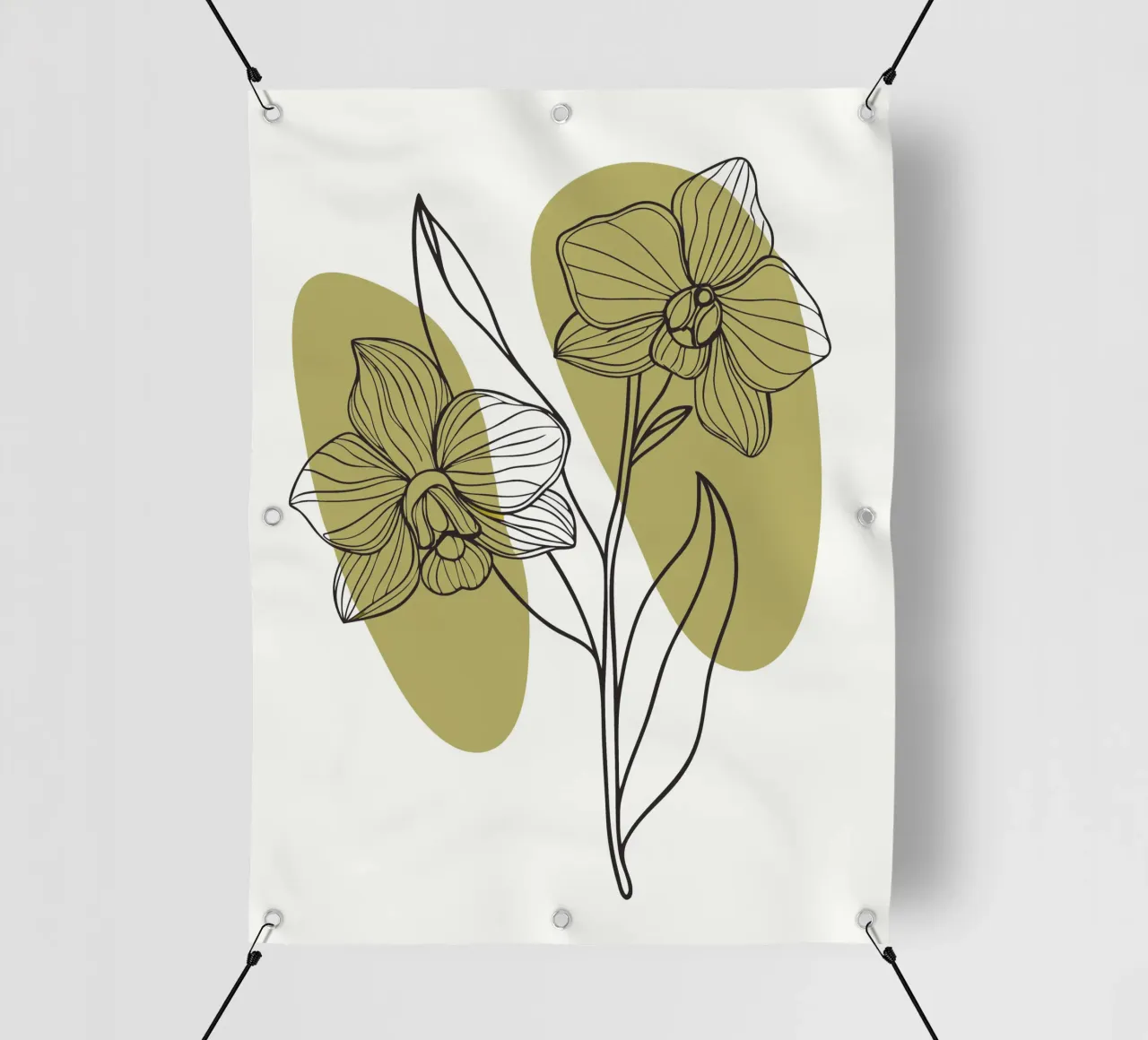 Fiore di orchidea telo in pvc da RELAXING TOUCH