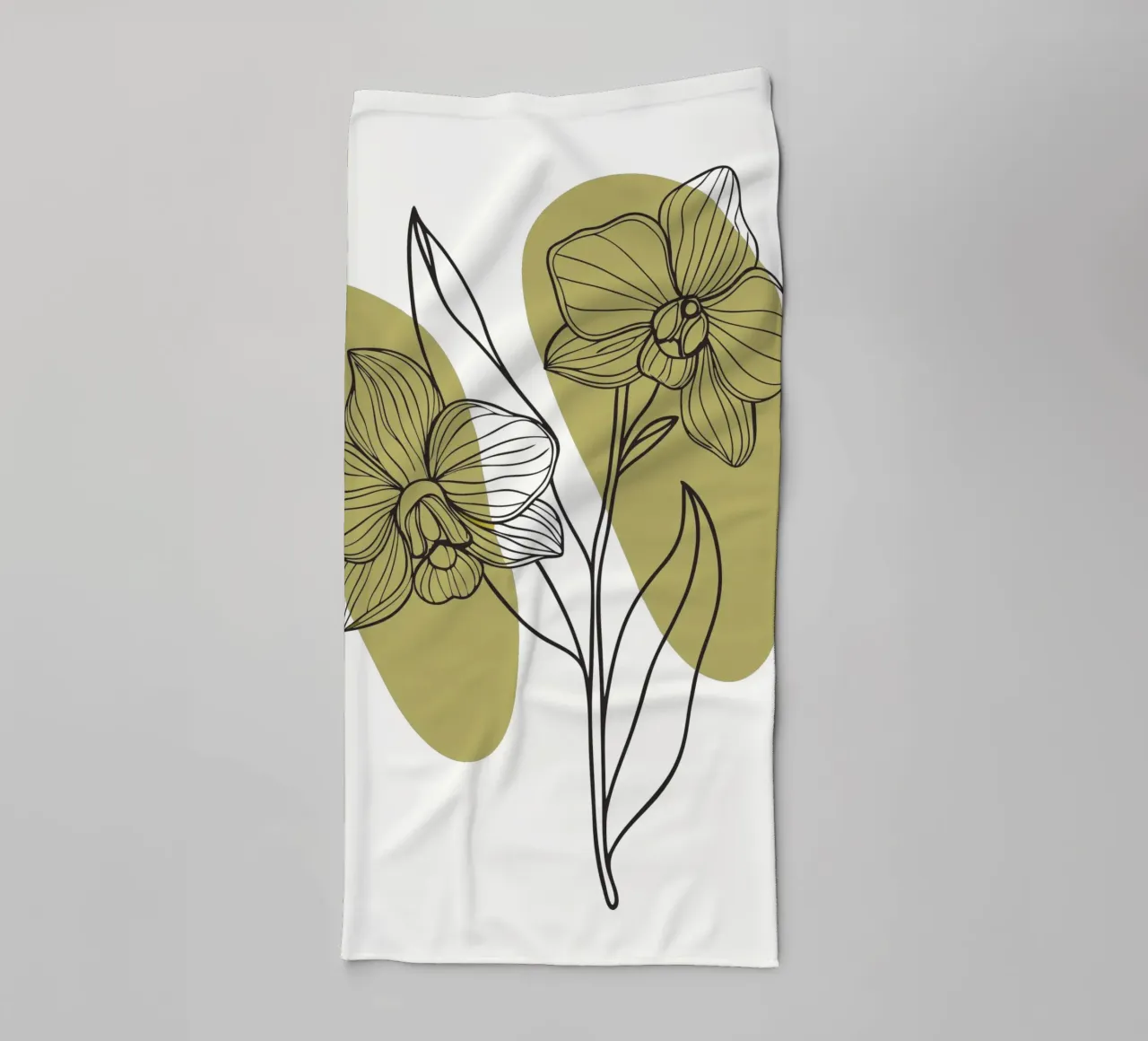 Fiore di orchidea asciugamano da bagno da RELAXING TOUCH