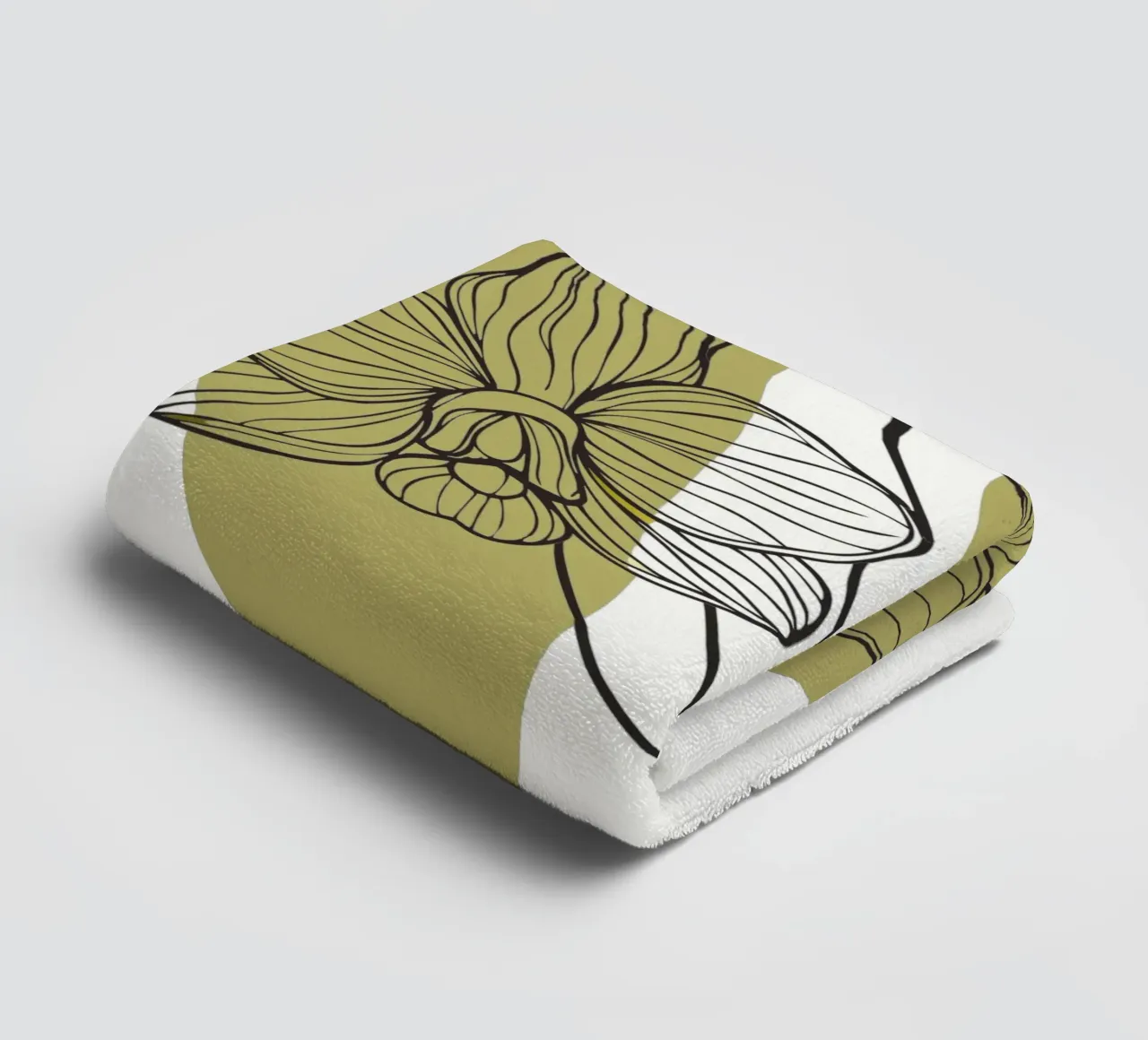 Fiore di orchidea asciugamano da bagno da RELAXING TOUCH