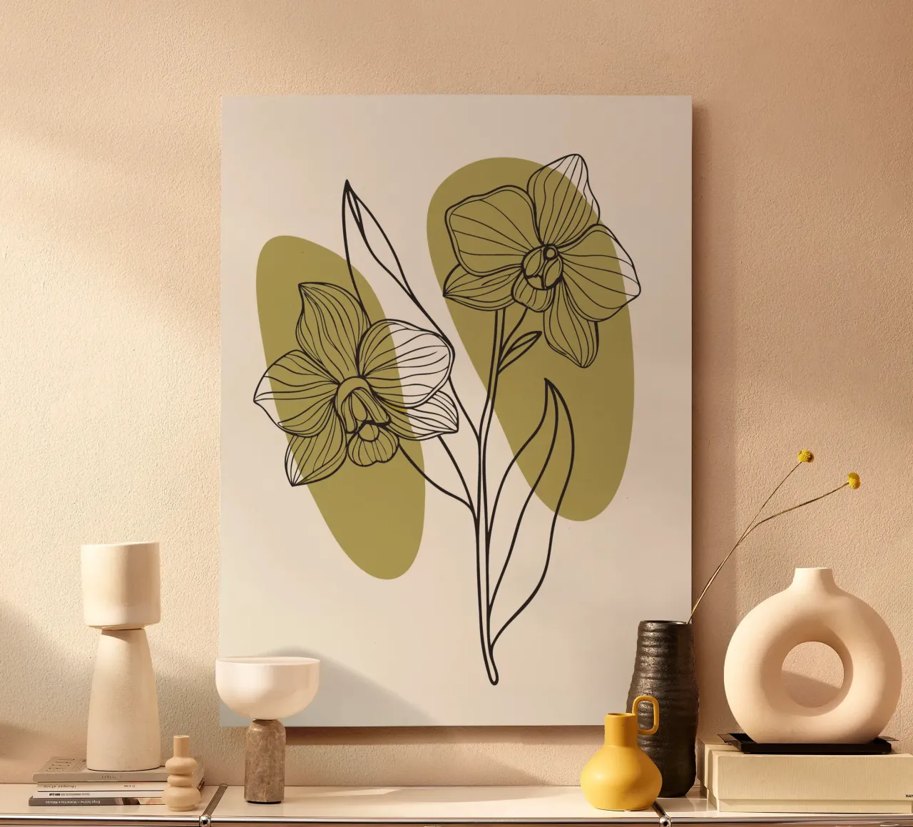 Fiore di orchidea alluminio dibond da RELAXING TOUCH