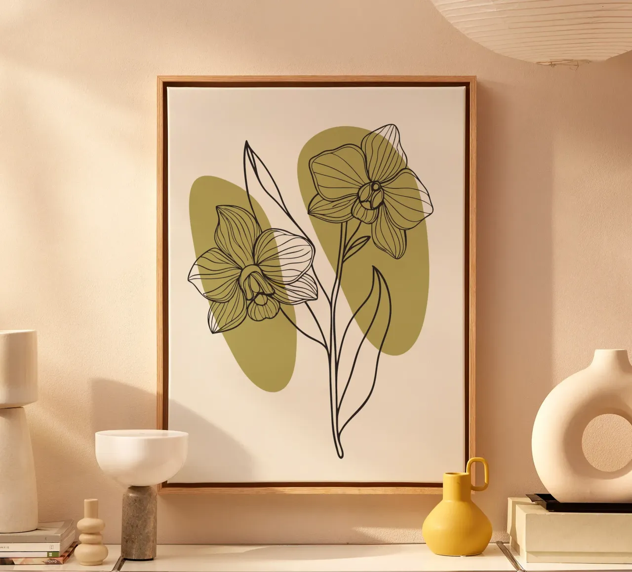 Orchid Flower canvas by RELAXING TOUCH