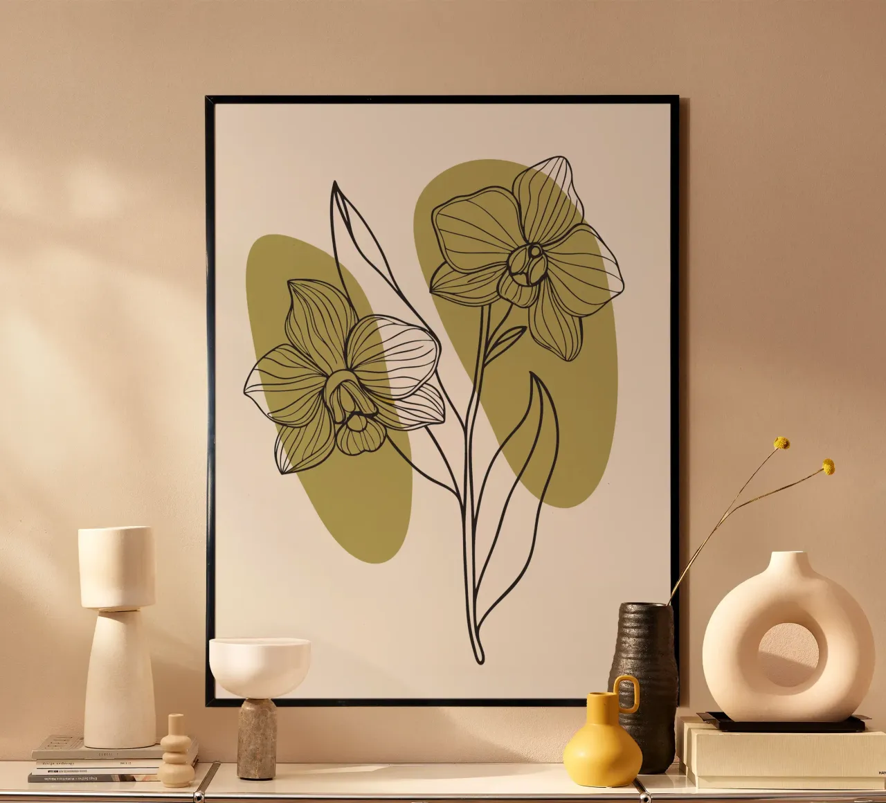 Fiore di orchidea carta hahnemühle da RELAXING TOUCH