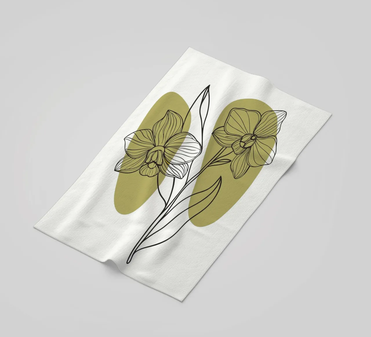 Fiore di orchidea telo mare da RELAXING TOUCH