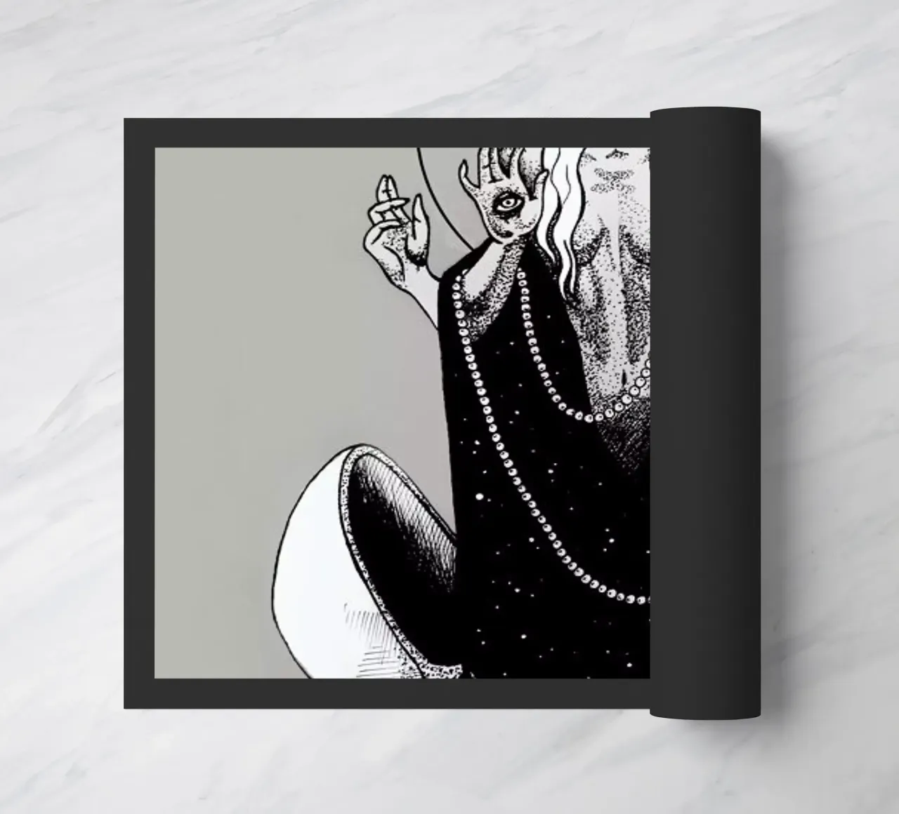 Goddess Fußmatte von Alejandra Sáenz