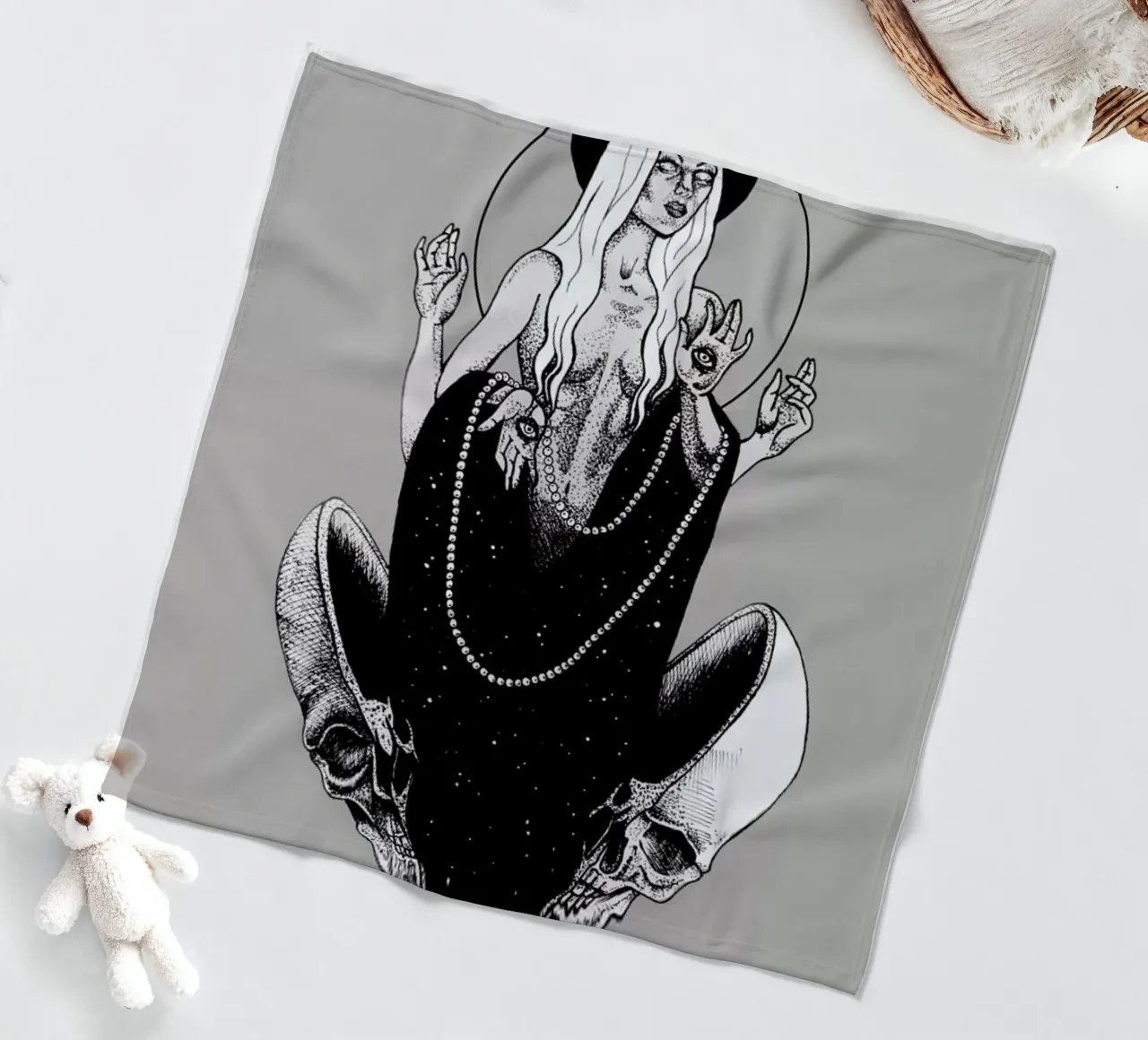 Goddess Fleecedecke von Alejandra Sáenz