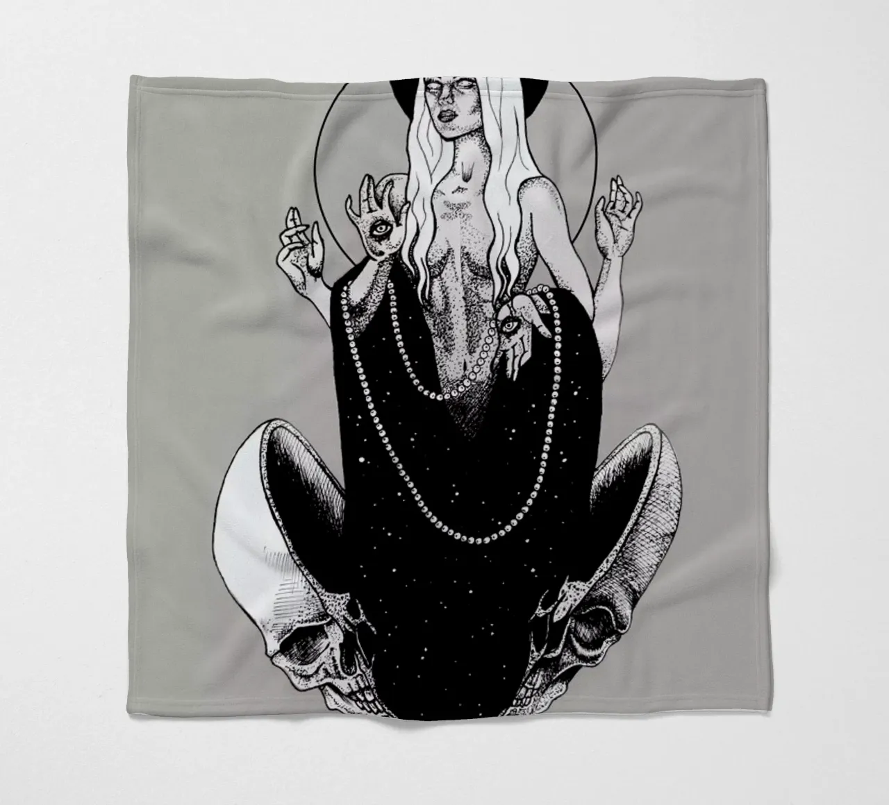 Goddess Fleecedecke von Alejandra Sáenz