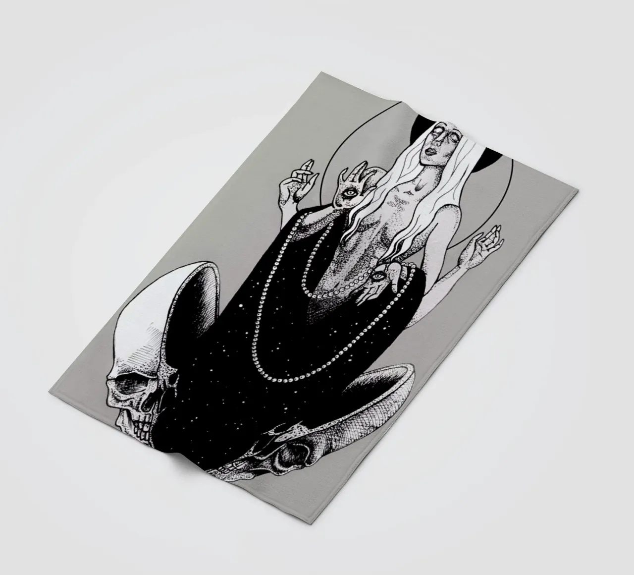 Goddess Fleecedecke von Alejandra Sáenz