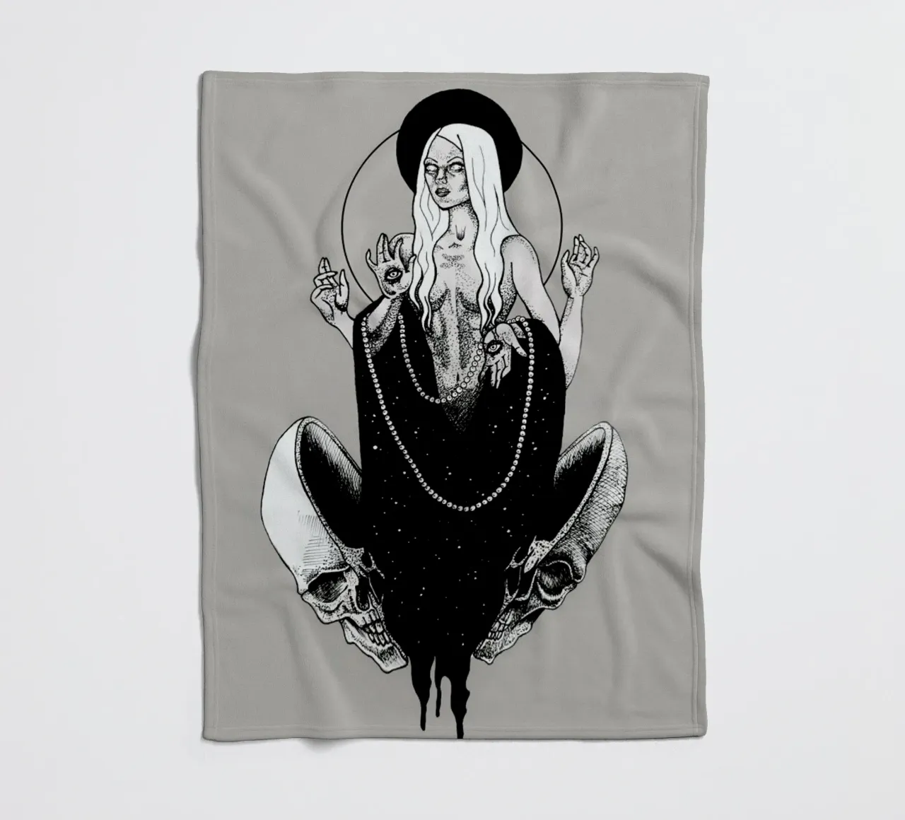 Goddess Fleecedecke von Alejandra Sáenz