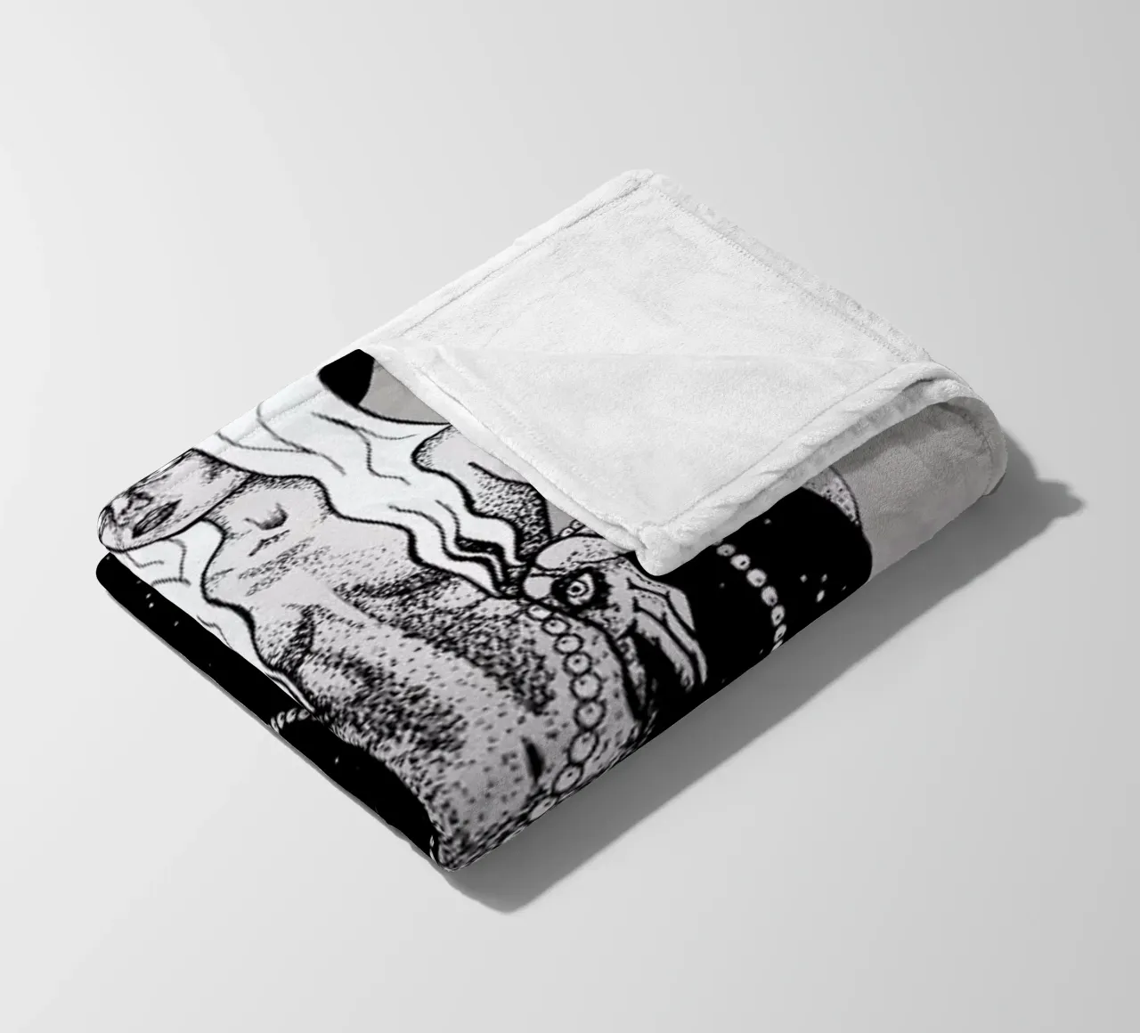 Goddess Fleecedecke von Alejandra Sáenz