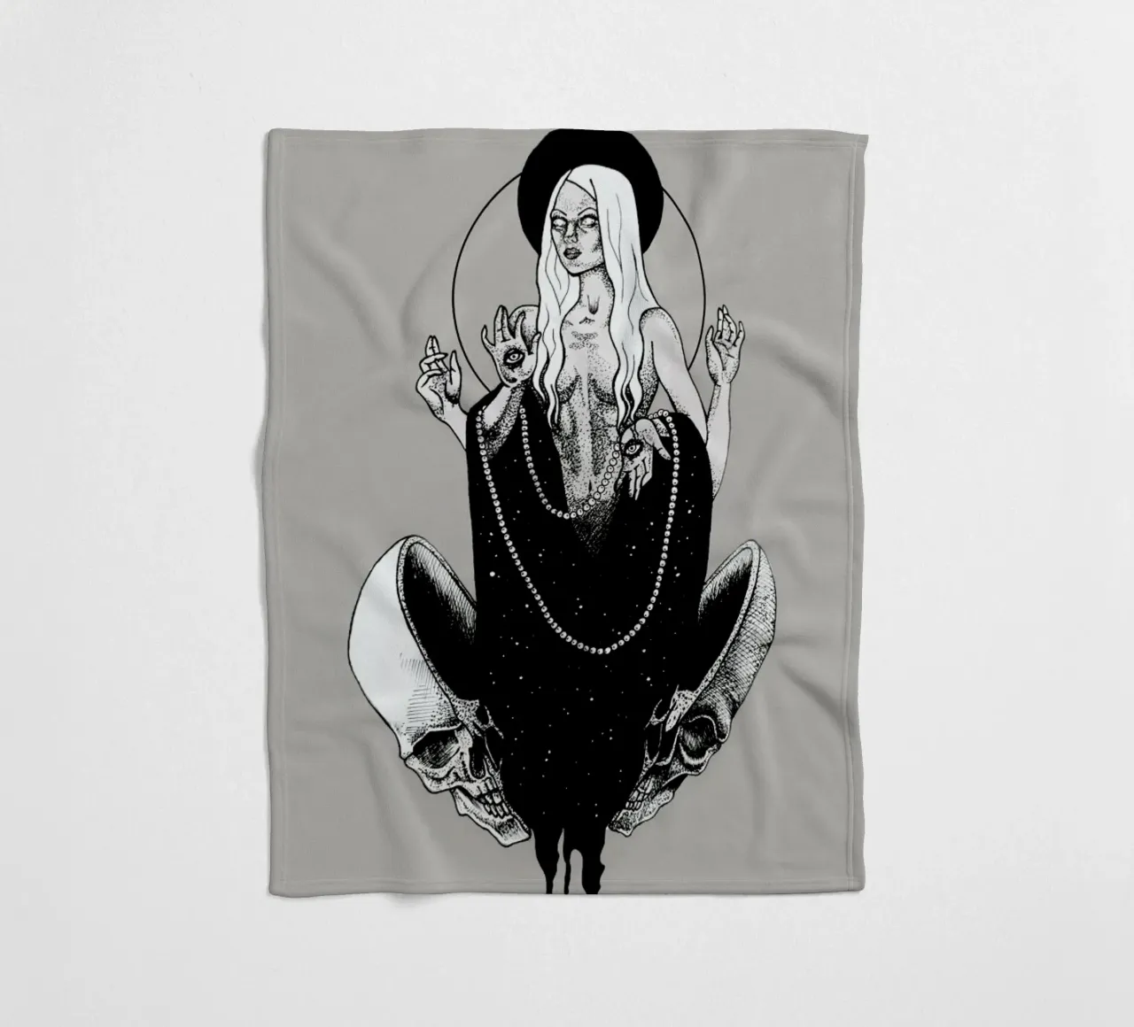 Goddess Fleecedecke von Alejandra Sáenz