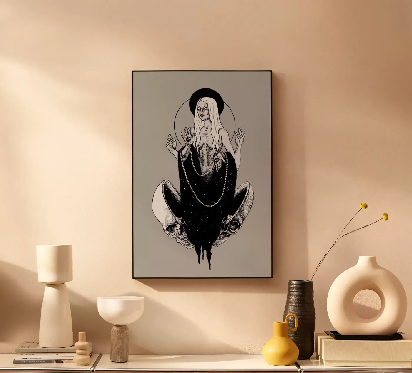 Goddess Acryl-Glas von Alejandra Sáenz