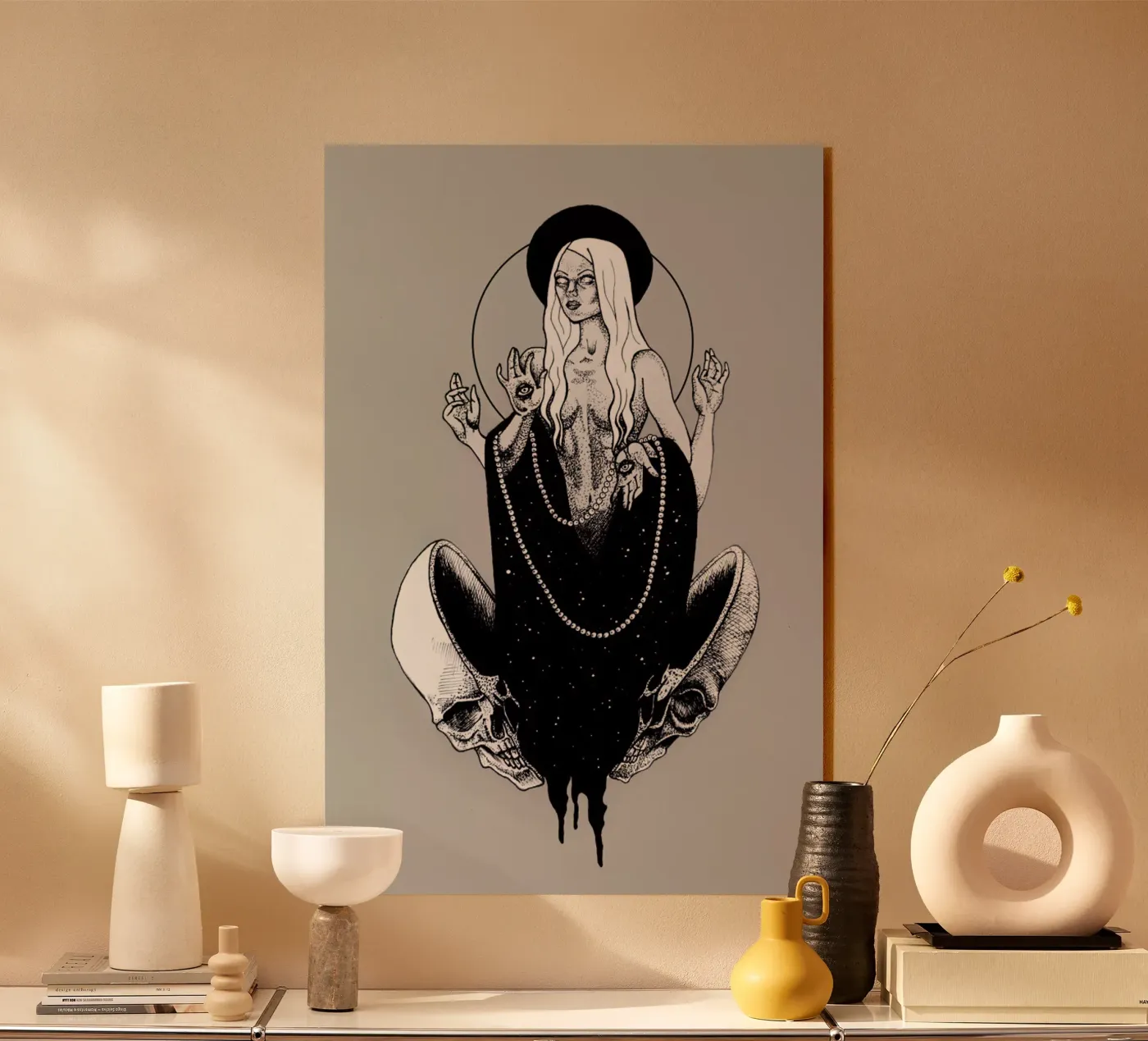 Goddess Acryl-Glas von Alejandra Sáenz