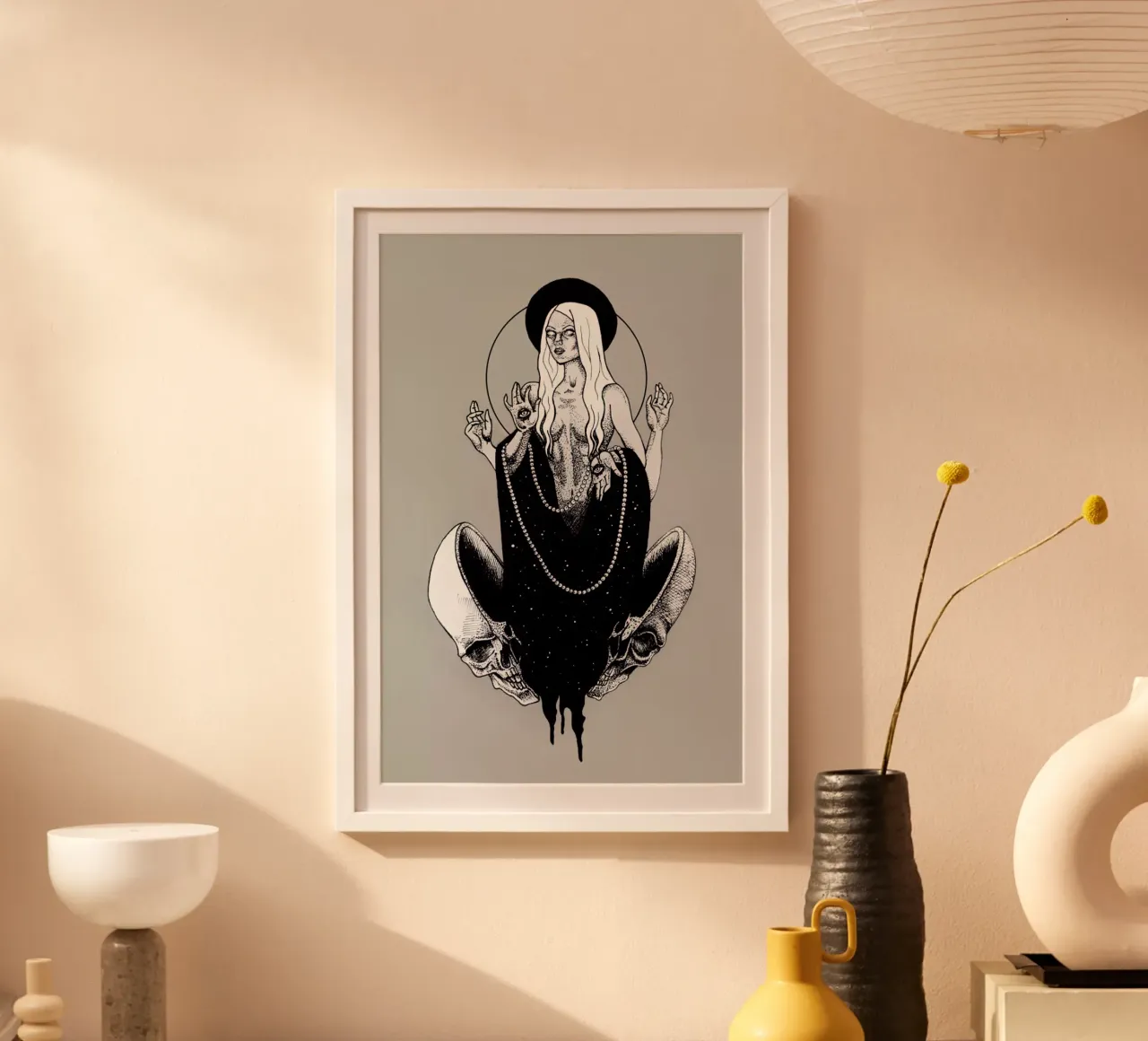 Goddess poster con telaio in plastica da Alejandra Sáenz