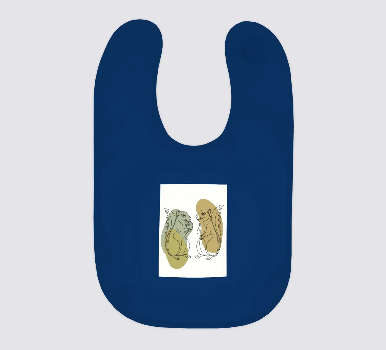 Due scoiattoli bavaglino da RELAXING TOUCH