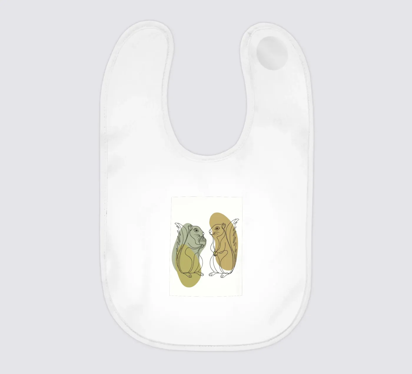 Two Squirrels bavaglino da RELAXING TOUCH