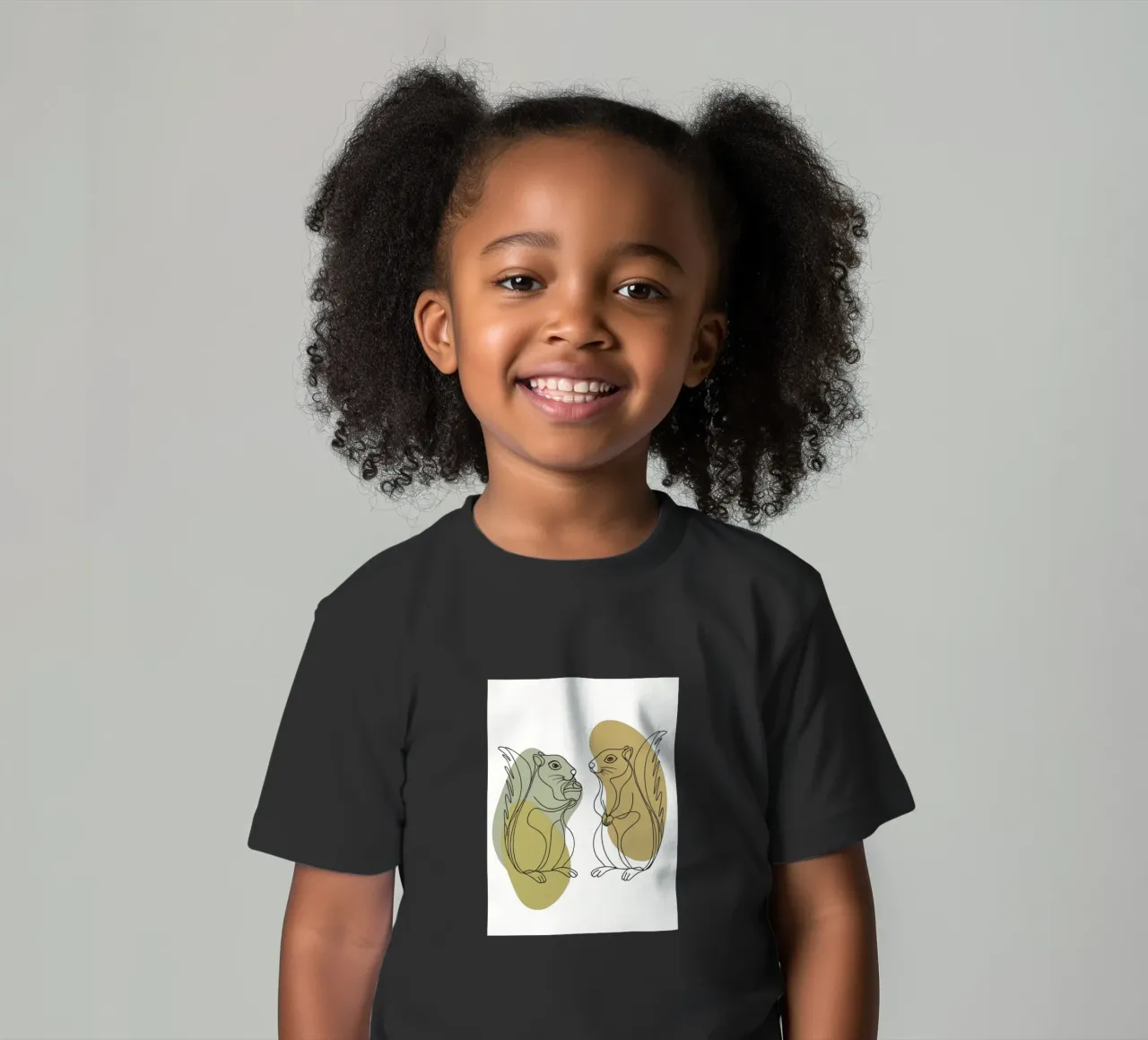 Two Squirrels t-shirt bambini da RELAXING TOUCH