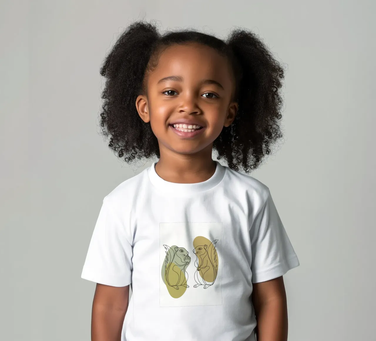 Two Squirrels t-shirt bambini da RELAXING TOUCH