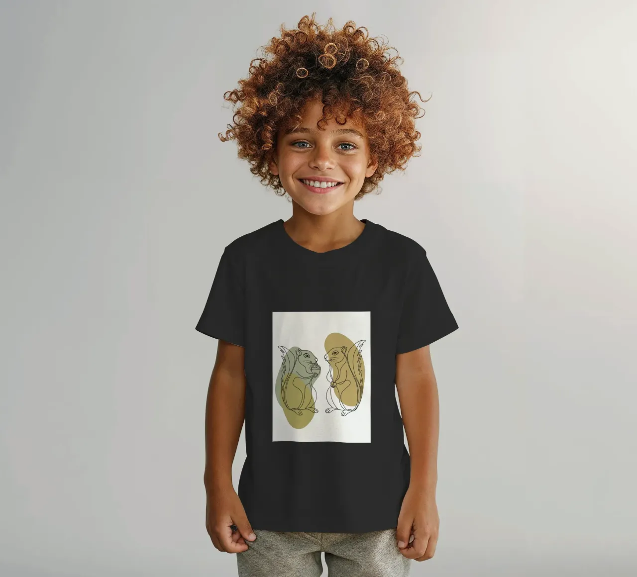 Two Squirrels t-shirt bambini da RELAXING TOUCH