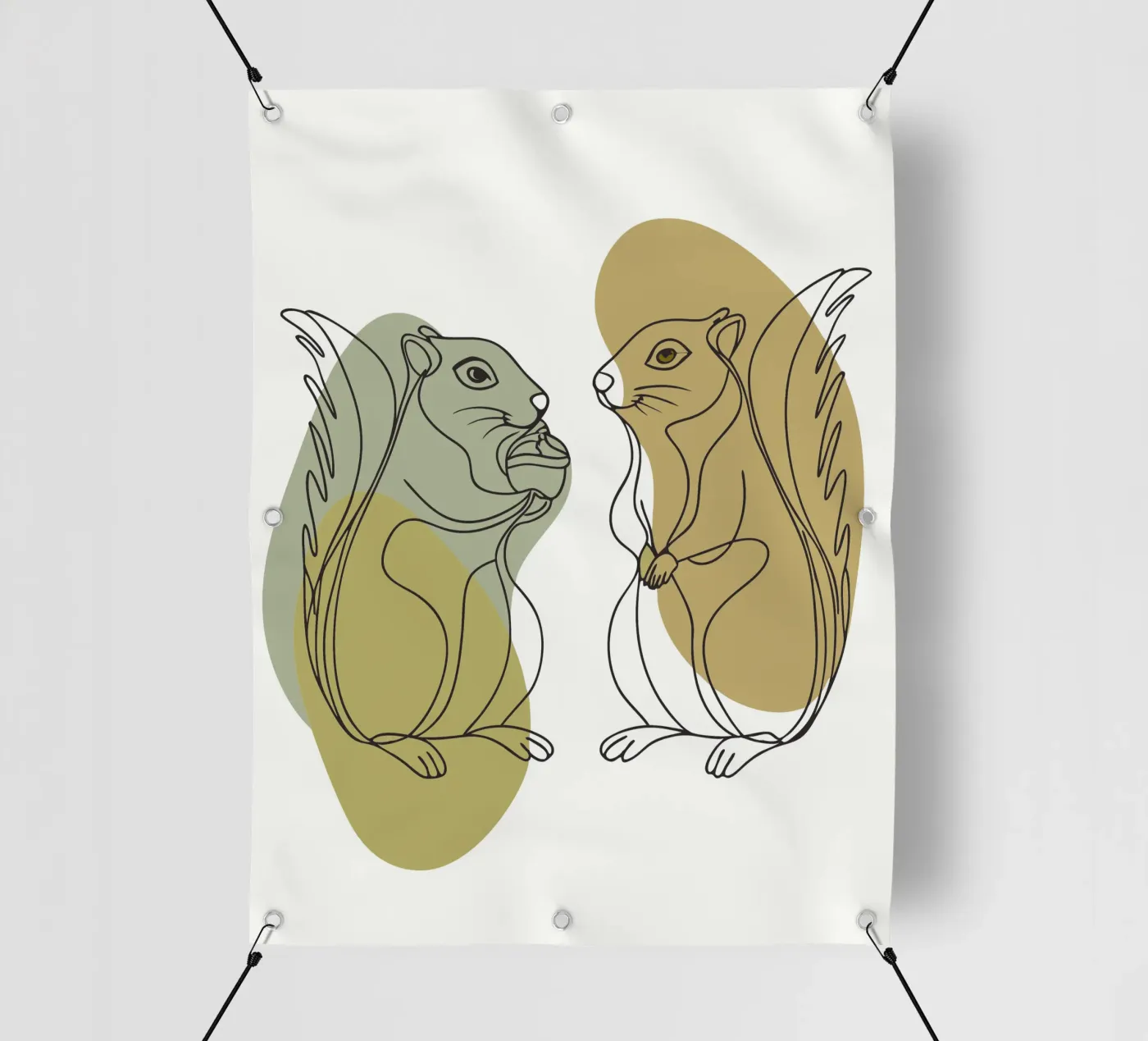 Two Squirrels bâche pvc de RELAXING TOUCH