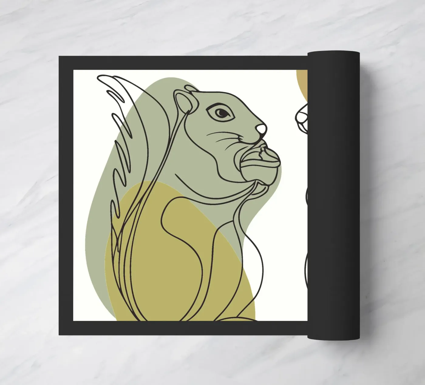 Zwei Eichhörnchen Fußmatte von RELAXING TOUCH