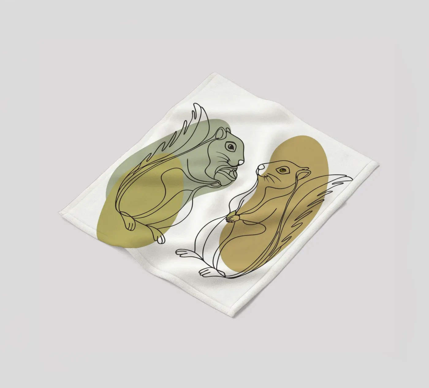 Due scoiattoli coperta in pile da RELAXING TOUCH