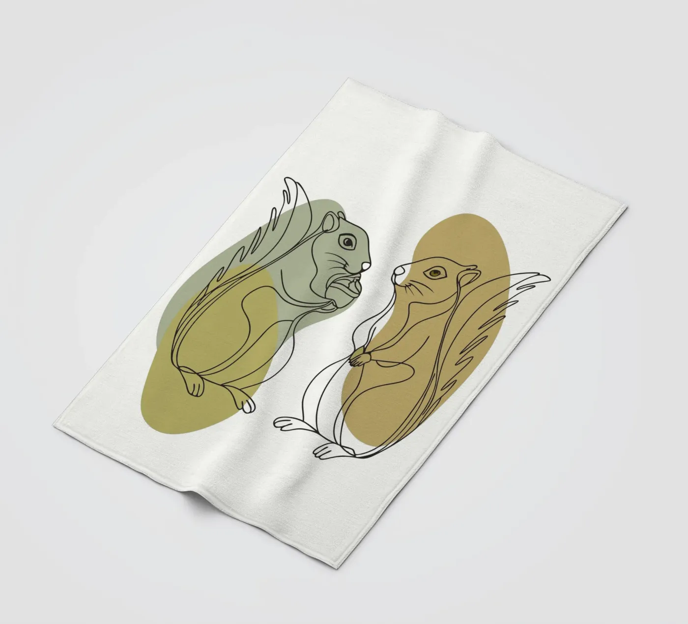 Due scoiattoli coperta in pile da RELAXING TOUCH