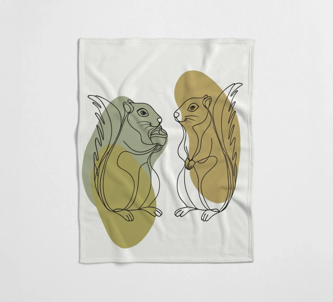 Due scoiattoli coperta in pile da RELAXING TOUCH