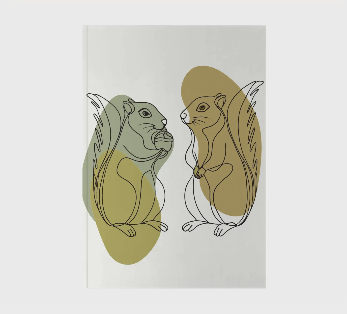 Two Squirrels notebook by RELAXING TOUCH