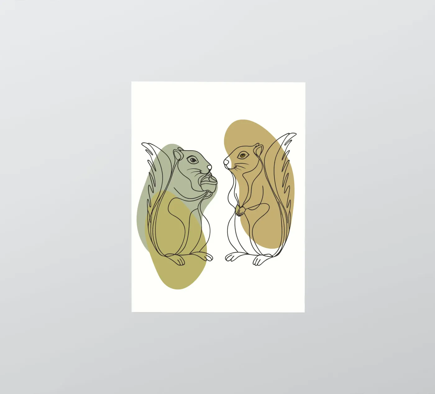 Zwei Eichhörnchen Sticker von RELAXING TOUCH