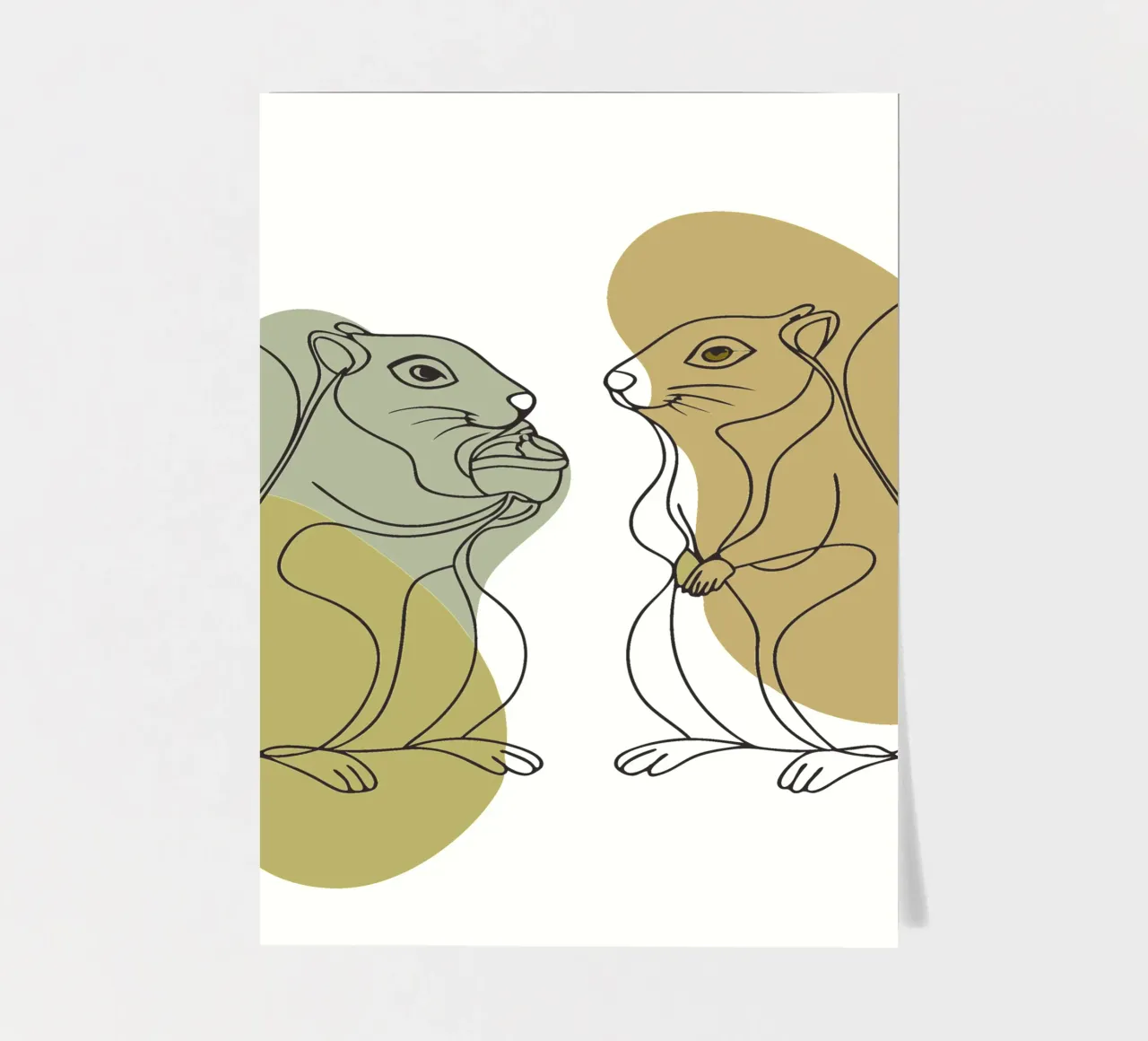 Two Squirrels sticker sheet by RELAXING TOUCH