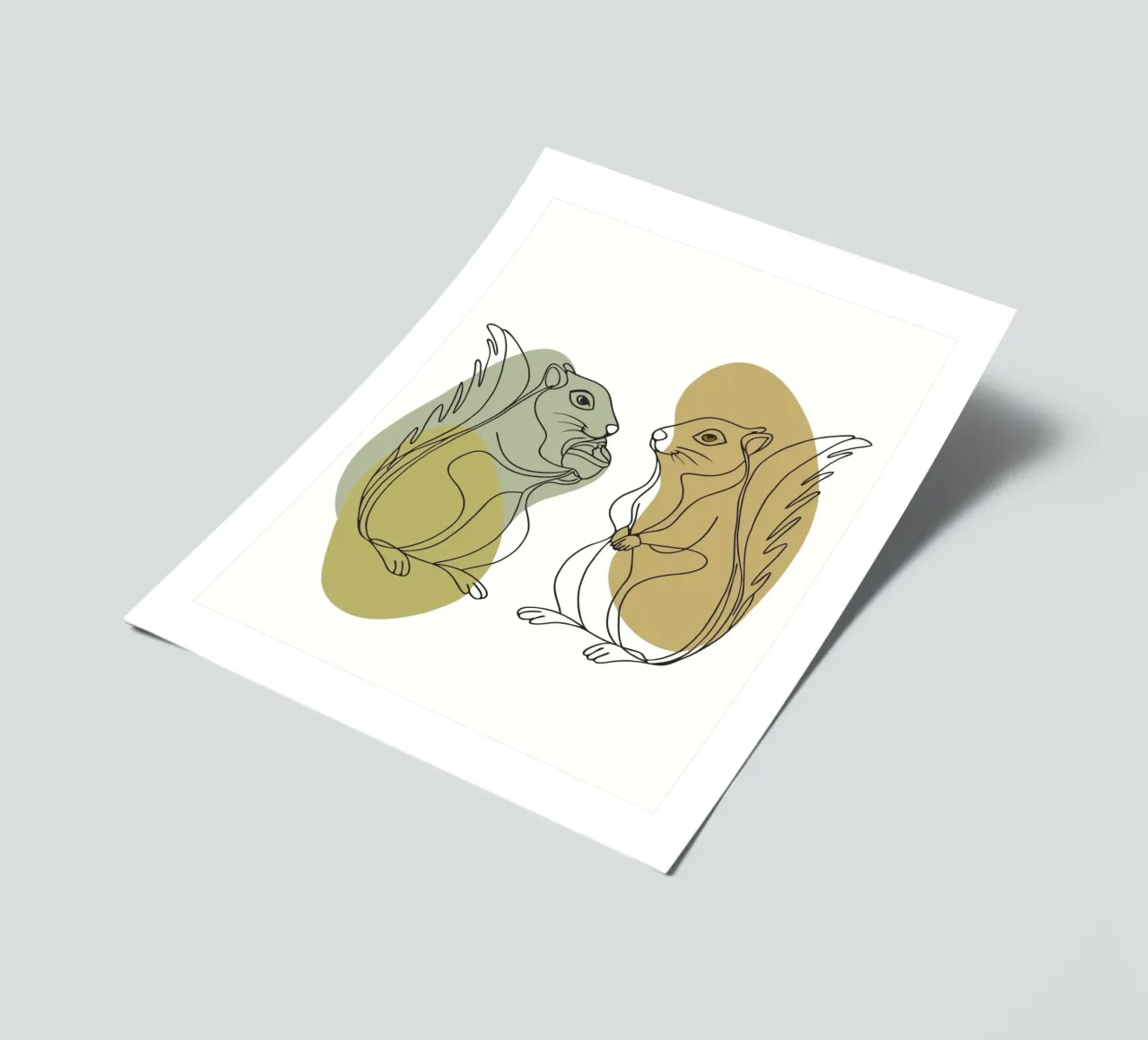 Two Squirrels sticker sheet by RELAXING TOUCH