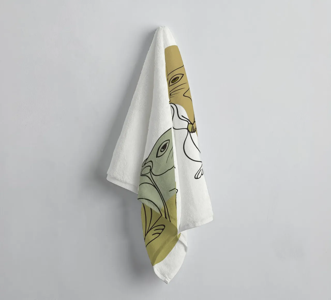 Two Squirrels towel by RELAXING TOUCH