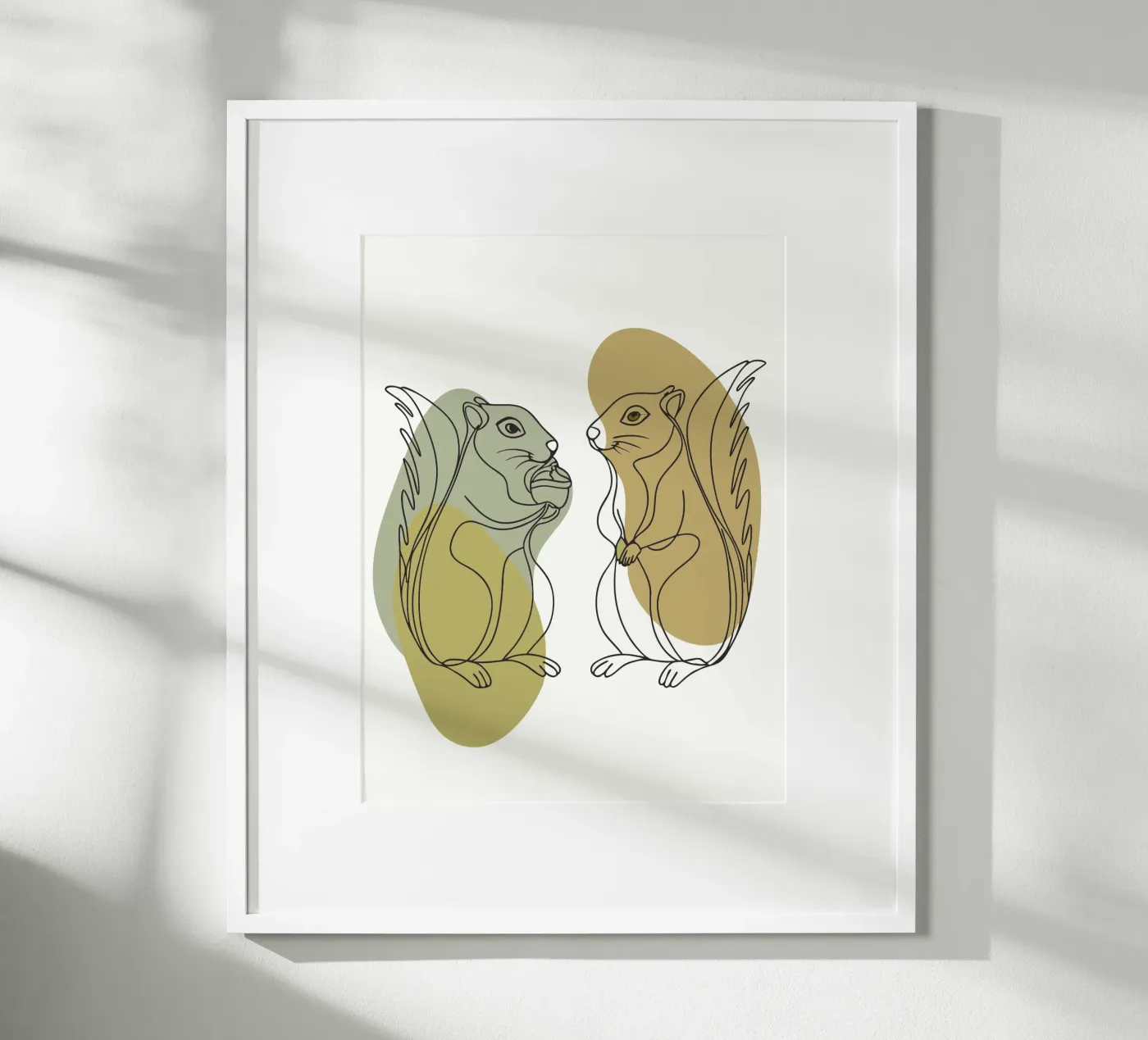 Zwei Eichhörnchen Poster von RELAXING TOUCH