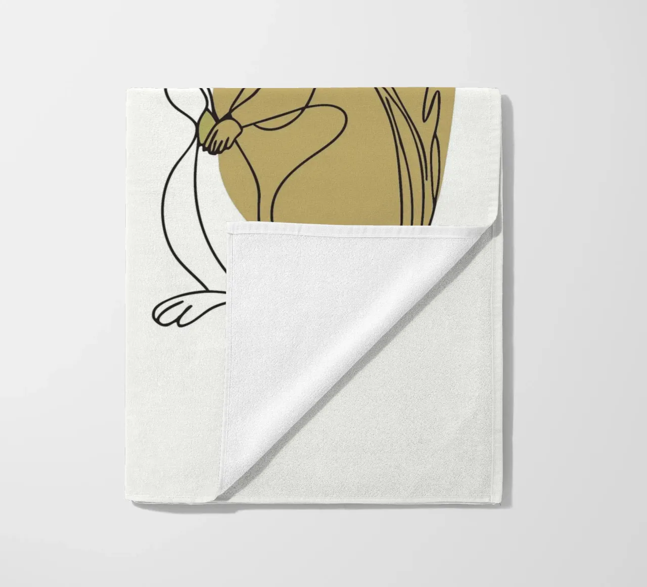 Two Squirrels beach towel by RELAXING TOUCH