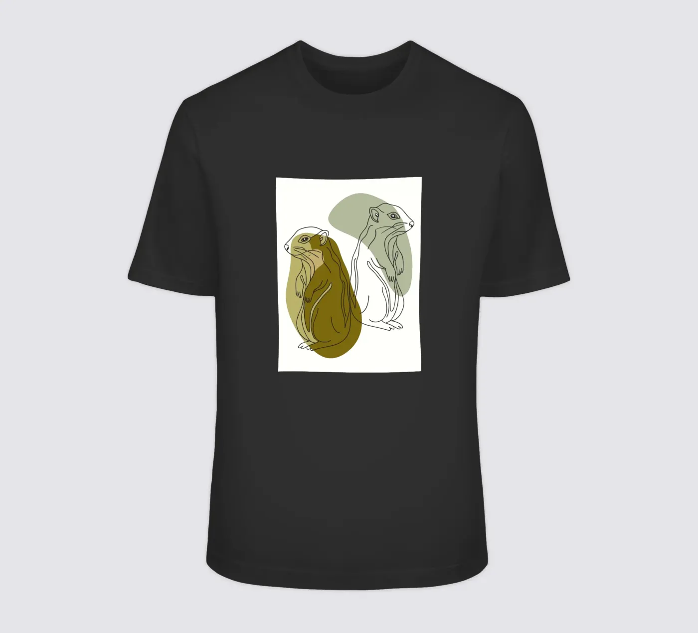 Due scoiattoli t-shirt da RELAXING TOUCH