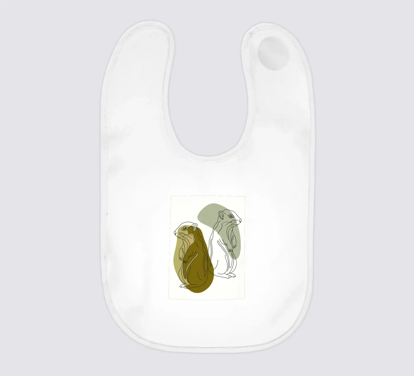 Due scoiattoli bavaglino da RELAXING TOUCH