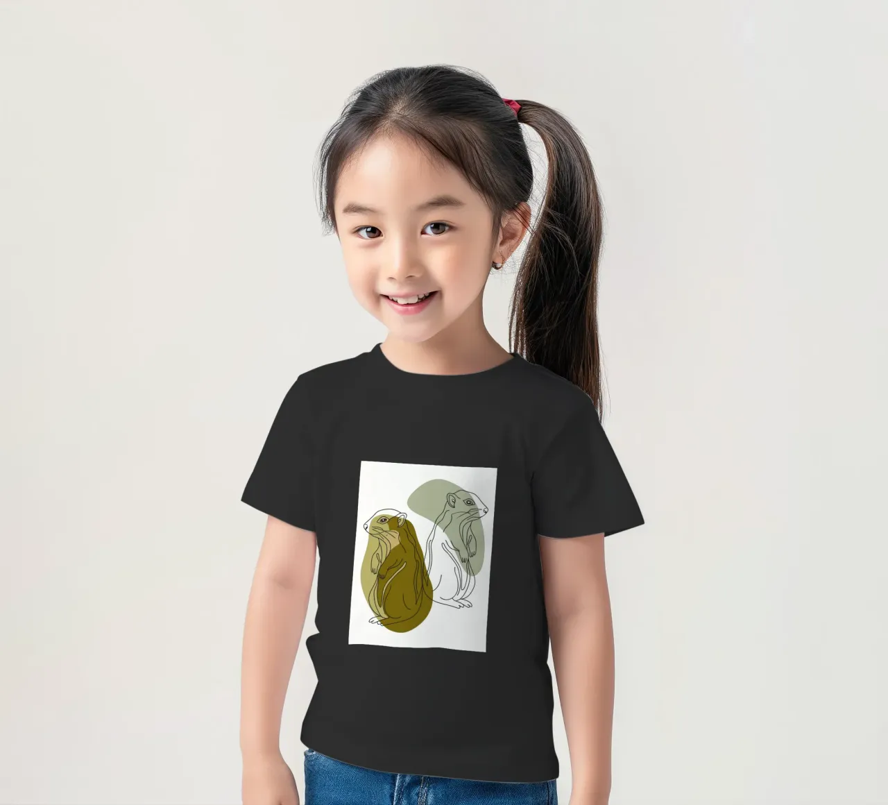Due scoiattoli t-shirt bambini da RELAXING TOUCH