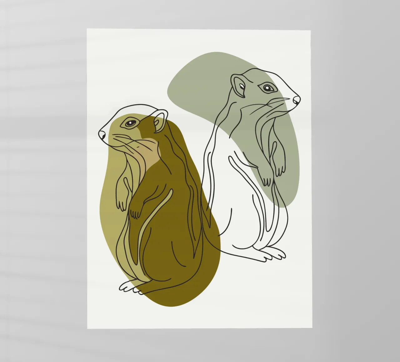 Due scoiattoli pellicola backlit da RELAXING TOUCH