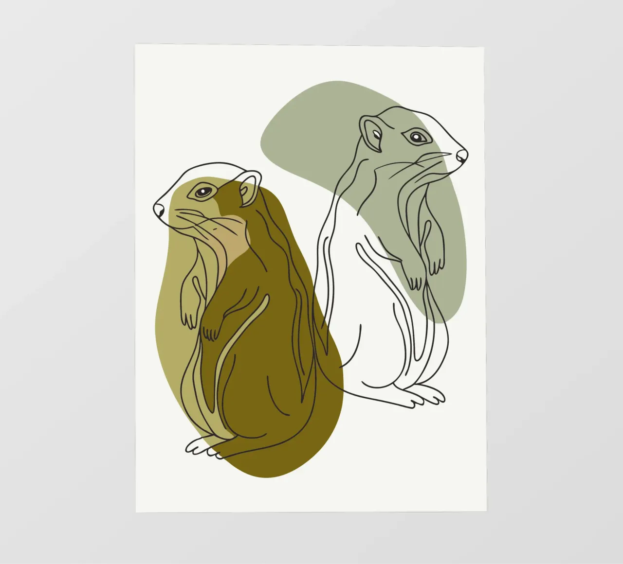 Due scoiattoli pellicola backlit da RELAXING TOUCH