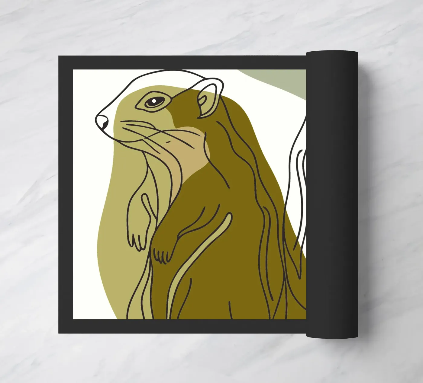 Two Squirrels deurmat van RELAXING TOUCH