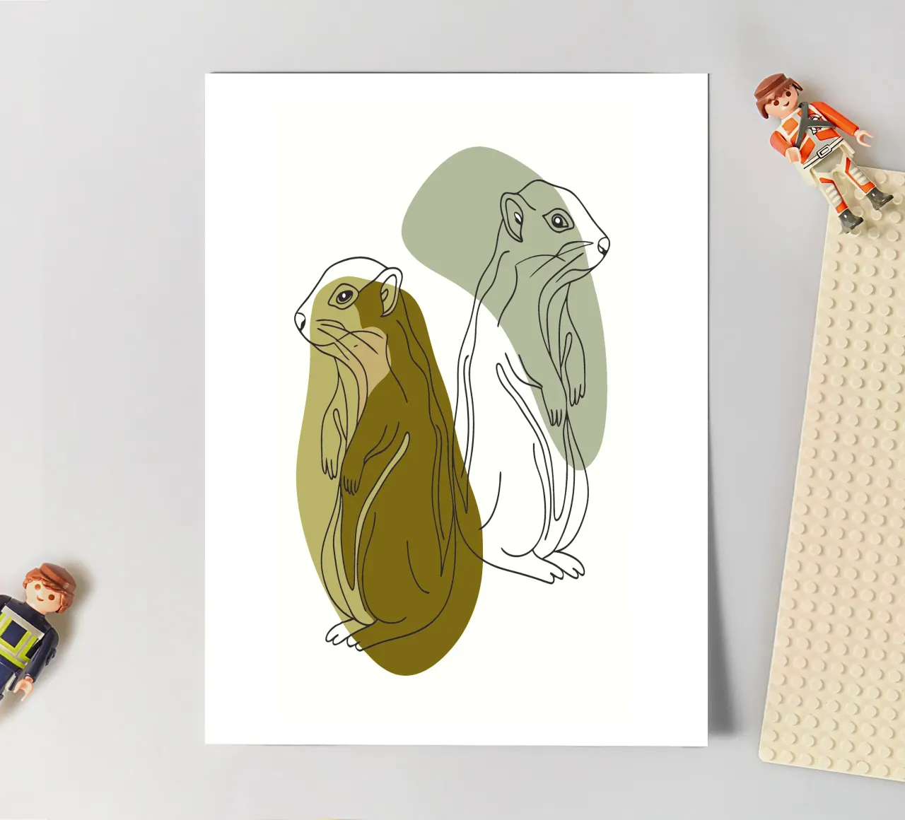 Two Squirrels sticker sheet by RELAXING TOUCH