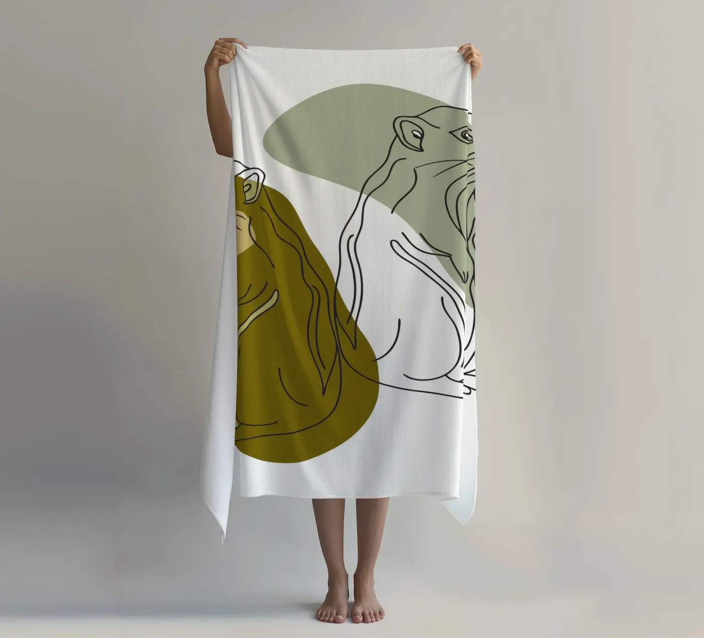 Due scoiattoli telo mare da RELAXING TOUCH