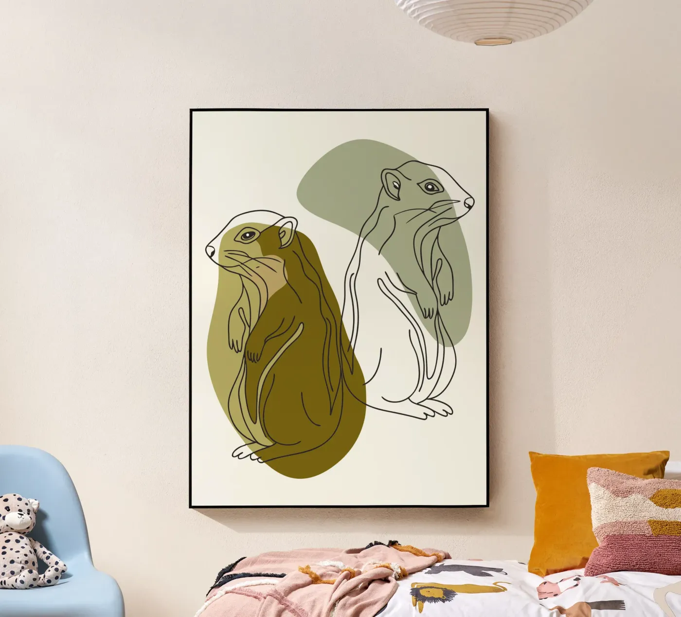 Two Squirrels plexiglas de RELAXING TOUCH