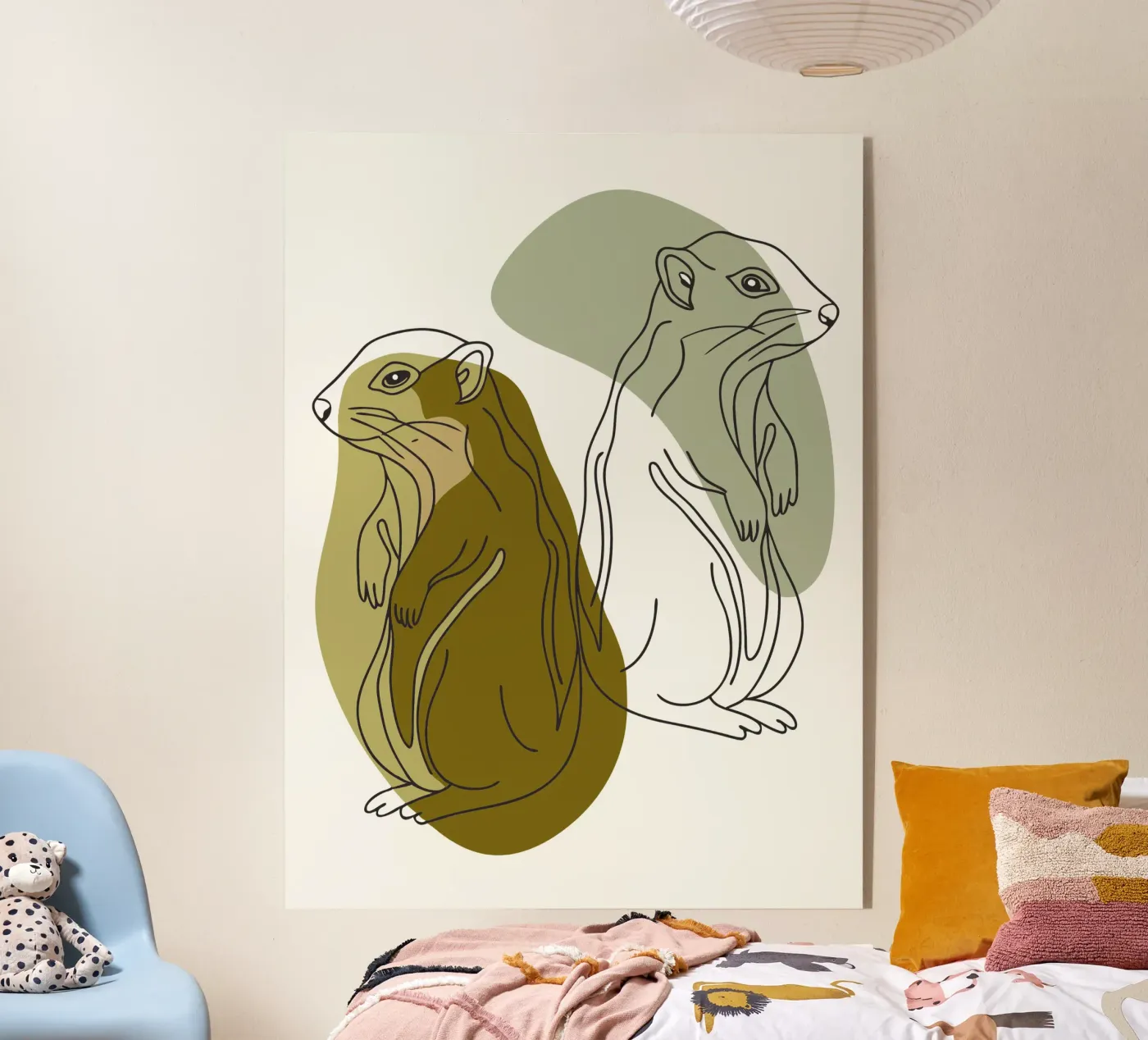Two Squirrels plexiglas de RELAXING TOUCH