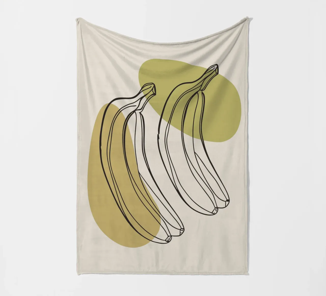 Due banane coperta in pile da RELAXING TOUCH
