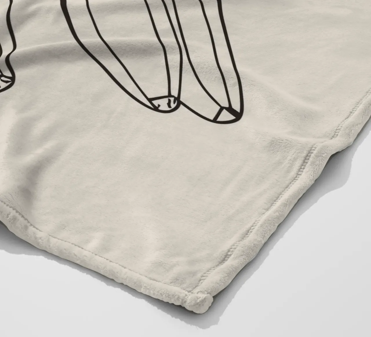 Due banane coperta in pile da RELAXING TOUCH