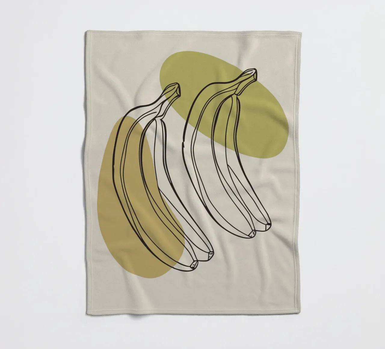Due banane coperta in pile da RELAXING TOUCH