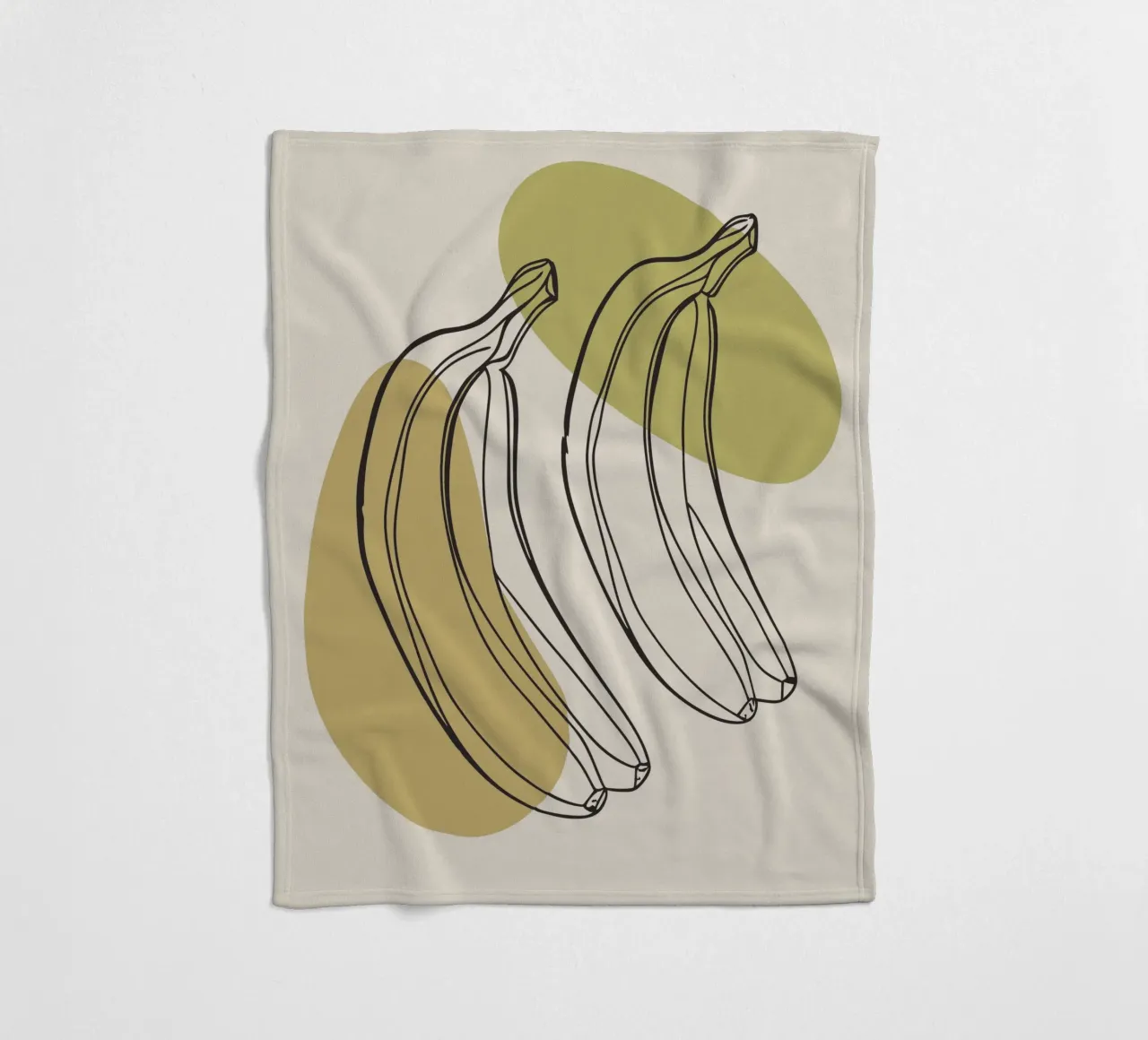 Due banane coperta in pile da RELAXING TOUCH