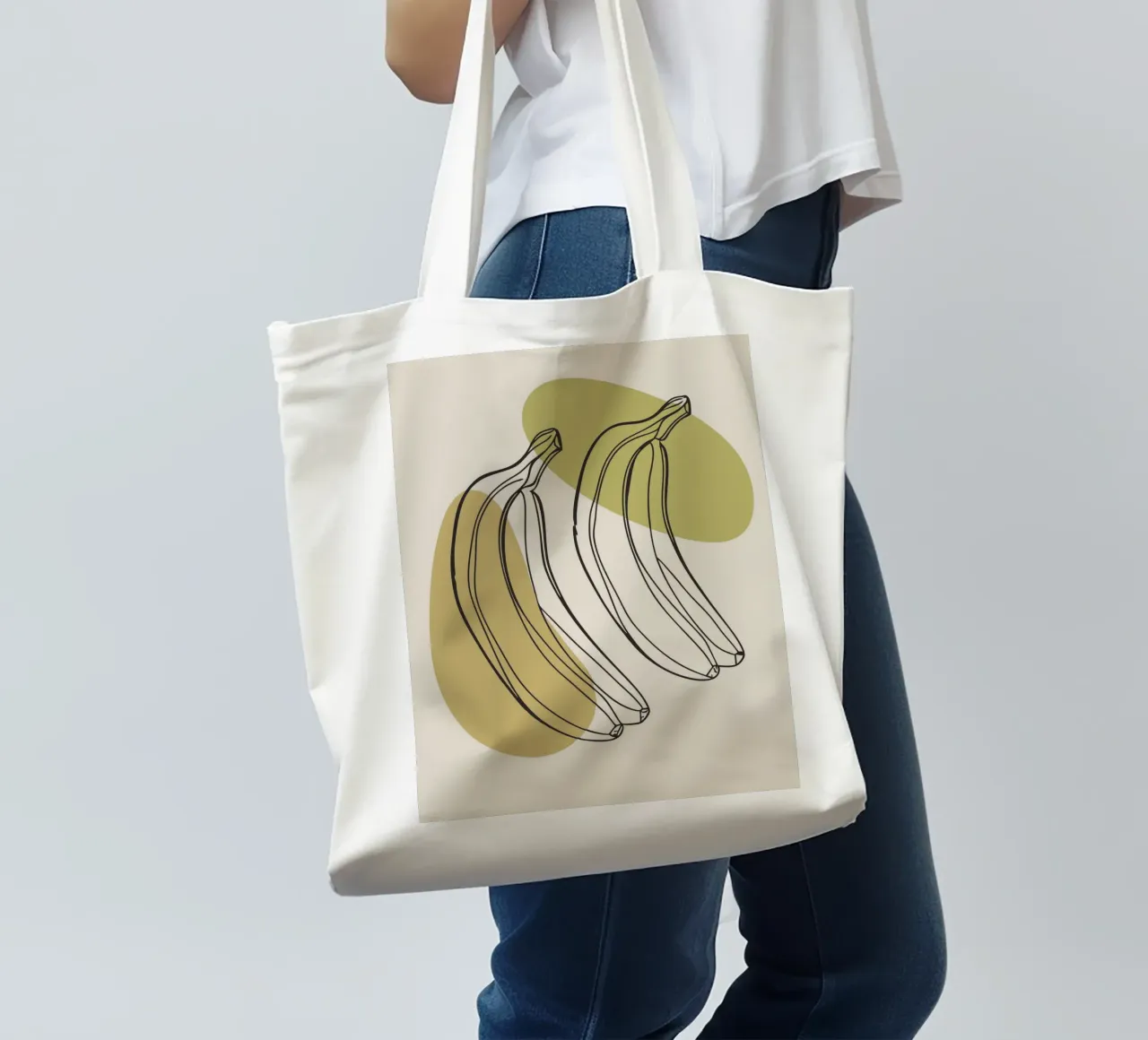 Due banane borsa in juta da RELAXING TOUCH